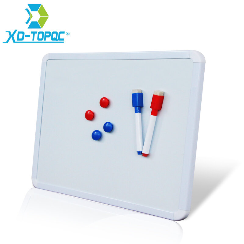 Xdi-pizarra blanca magnética para decoración del hogar, marco de PVC para mensajes y notas, 28x36cm, WB01