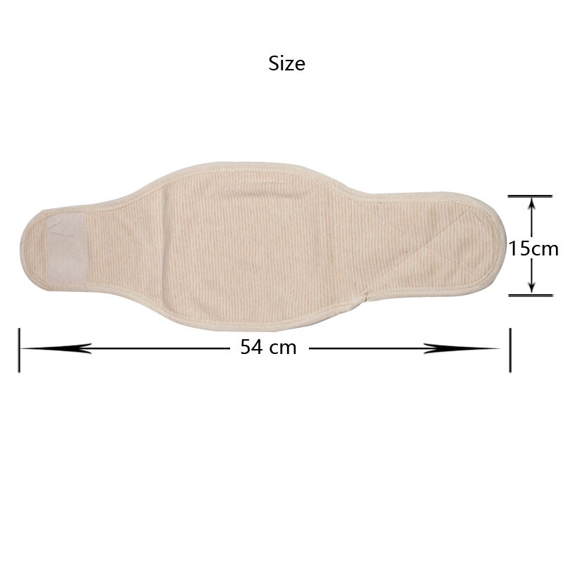 KEYING-Bellyband ajustable para bebé, banda de algodón a rayas para el ombligo, Protector suave para el ombligo, cinturón para la cintura, bandas para el vientre para bebé