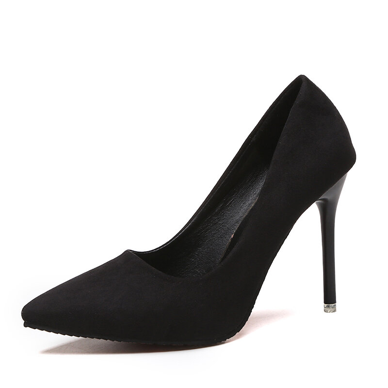 Crefimix – chaussures à talons hauts pour femmes, chaussures de bureau confortables, noires, bleues, tendance, printemps et été