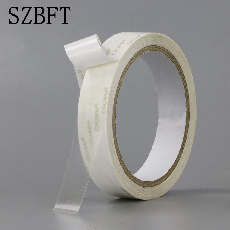 SZBFT-ورق لاصق فائق النحافة على الوجهين ، 1.2 سنتيمتر-6 سم × 10 م ، شفاف ، PET ، مقاوم لدرجة الحرارة العالية