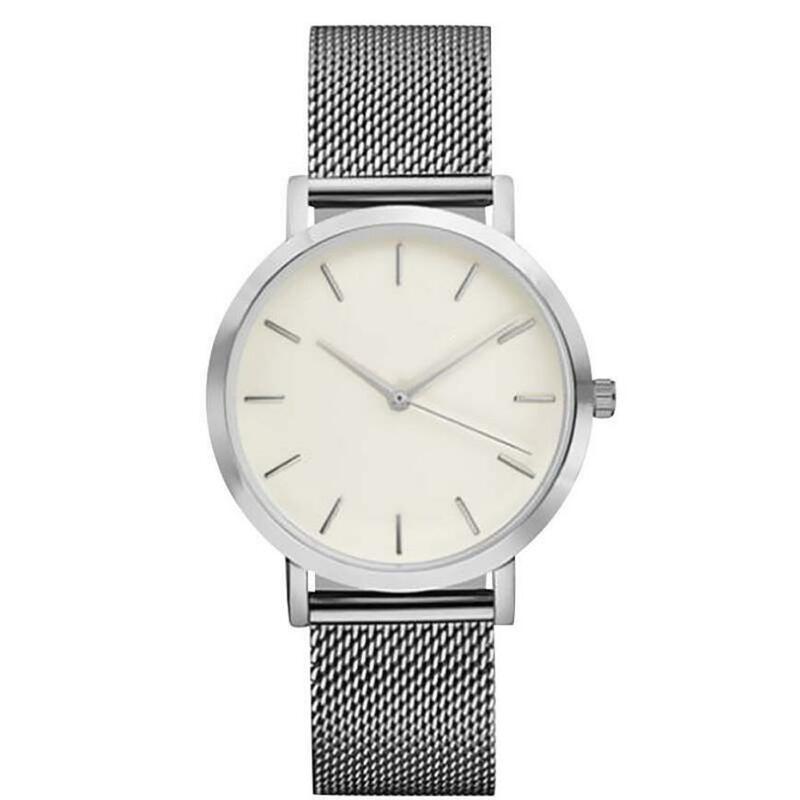 럭셔리 브랜드 쿼츠 손목 시계 남녀 공용, 패션 팔찌 손목 시계 손목 시계