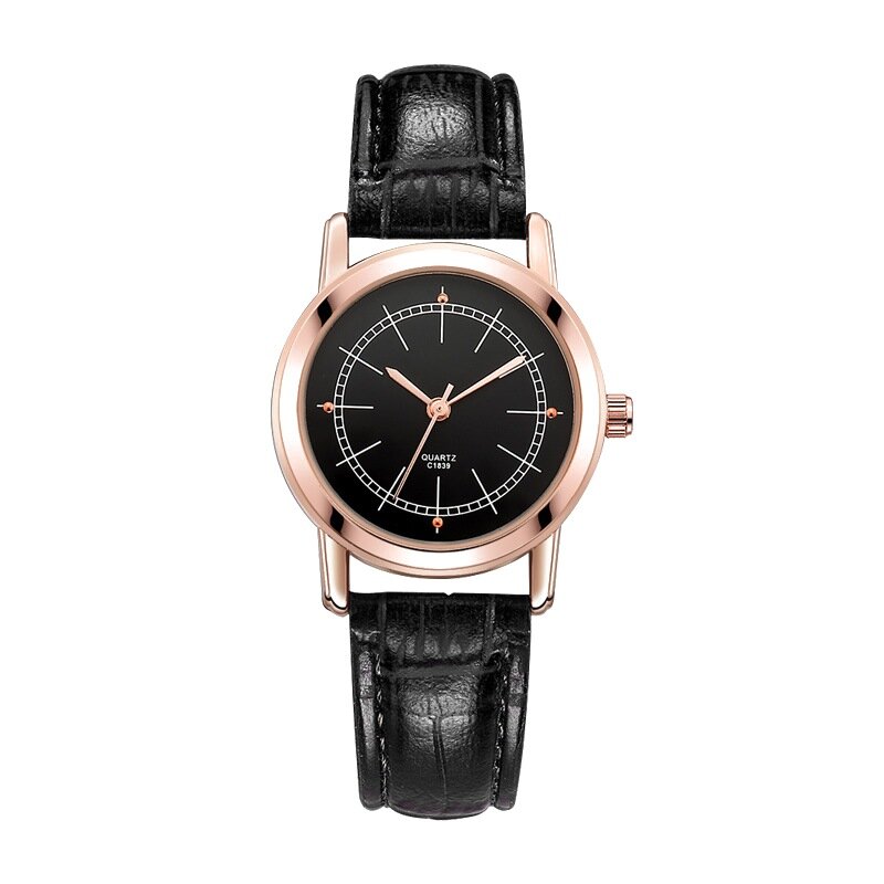Lover Watches Women Men Quartz-watch Leather Band Wristwatches Clock Fashion Watches Colors