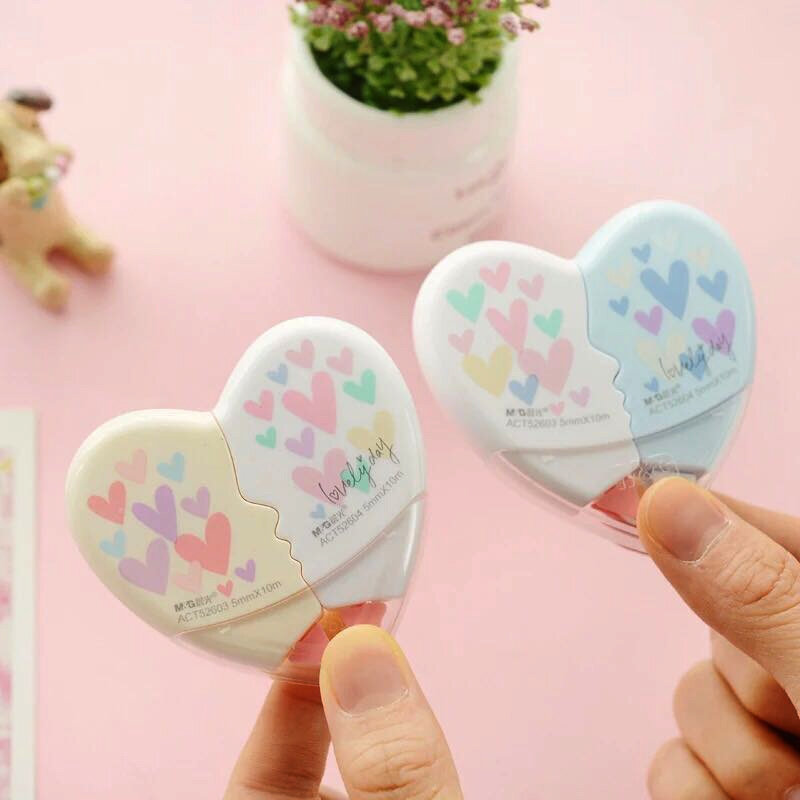Cute Love Heart Cat Claw Correction Tape Material Escolar Kawaii Stationery Office School Supplies Papelaria 10M