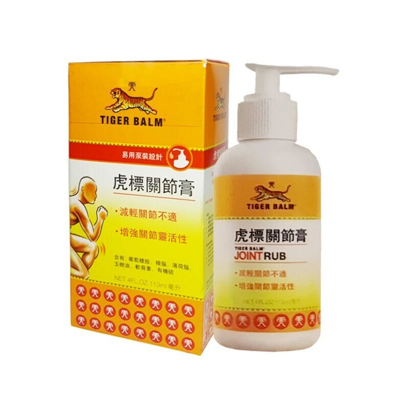 Tiger Balm joint rub NET 4FL.OZ /113ml for reduces joint discomfort