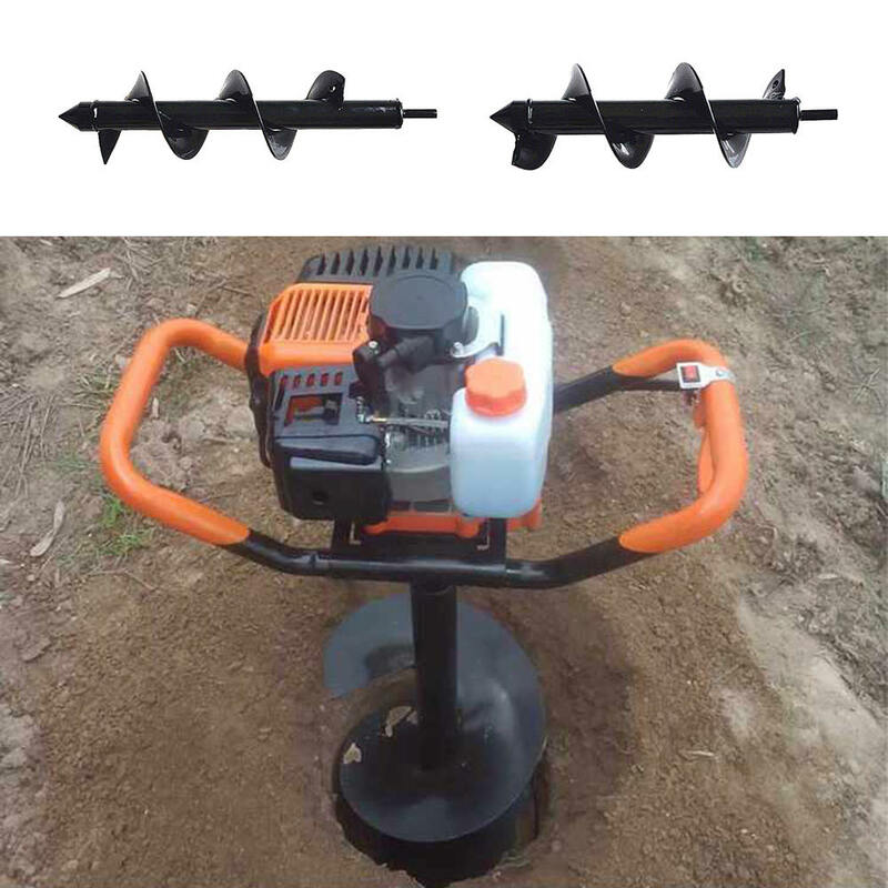 Hand Electric Cordless Drill  8 * 30/25cm Garden Grass Plug Plant Flowe Auger Drill Short Rod Hex Wist Drill