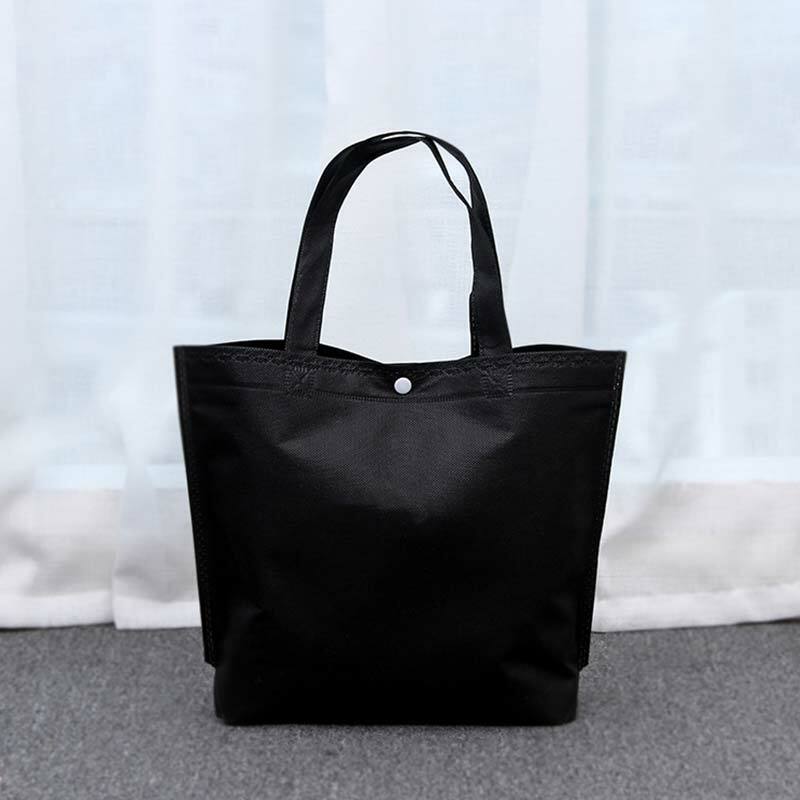 Складная многоразовая сумка-тоут для женщин, большая Нетканая продуктовая сумка унисекс, популярные сумки на плечо, Экологически чистая тк...