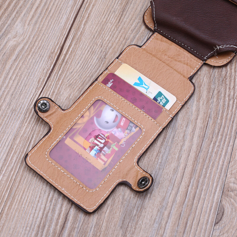 THINKTHENDO Men Waist Belt Bum Bag Phone Waist Flip Pockets Leather Cards Holder Case Luxury Bags Designer