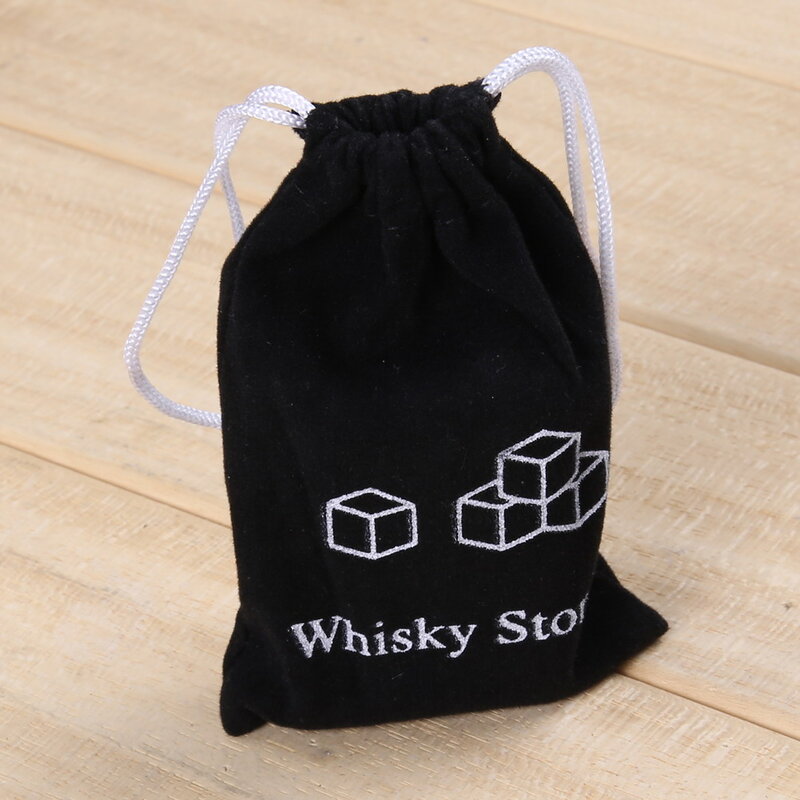 6 stücke Natürliche Whisky Steine Wein Kühler Nippen Ice Cube Steine für Whisky Weihnachten Bar Zubehör