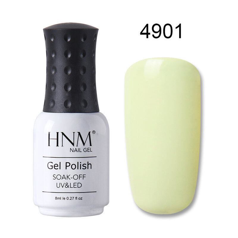 HNM 8ML Macaron UV  Gel Nail Polish Long Lasting Semi Permanent Lucky Lacquer Hybrid Varnish Gelpolish Gel Polish Gellak