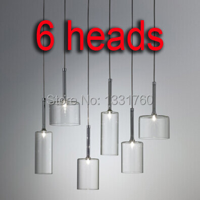 Spillray Hanglamp uit Axo Light schorsing verlichting glas hanger verlichting eetkamer woonkamer opknoping lamp 3 heads 6 heads