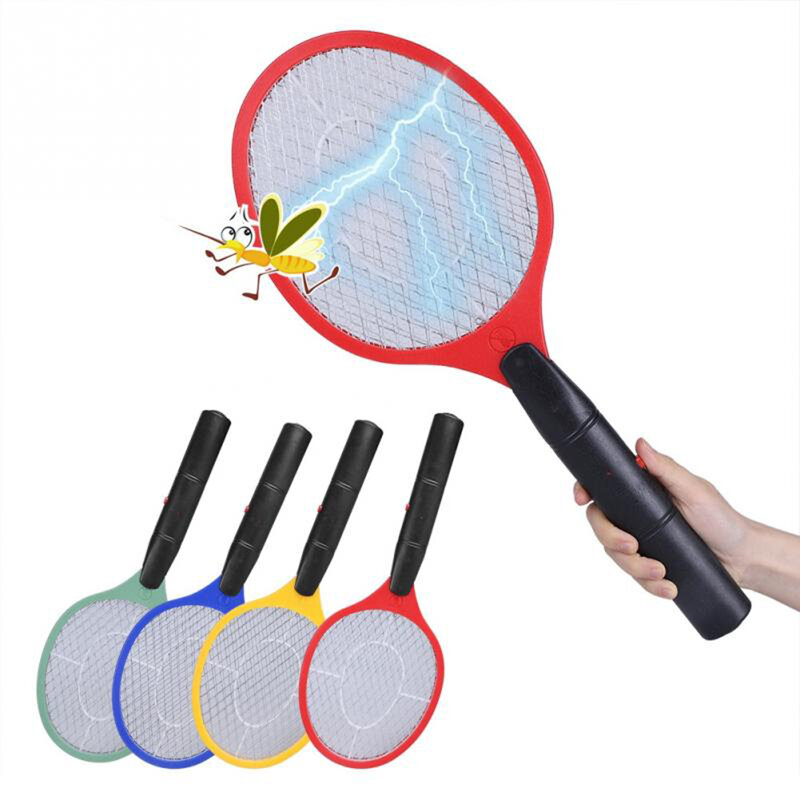 ฤดูร้อน Triple Nets House Attery ไฟฟ้า Fly Swatter ไฟฟ้า Pest Repeller Bug Zapper ไร้สายยาว