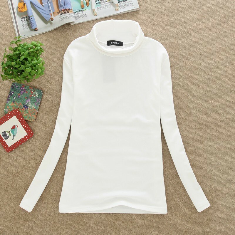 BACHASH 2020 High Quality Fashion Spring Autumn Winter Sweater Women Wool Turtleneck Pullovers Fashion Women's Solid Sweaters