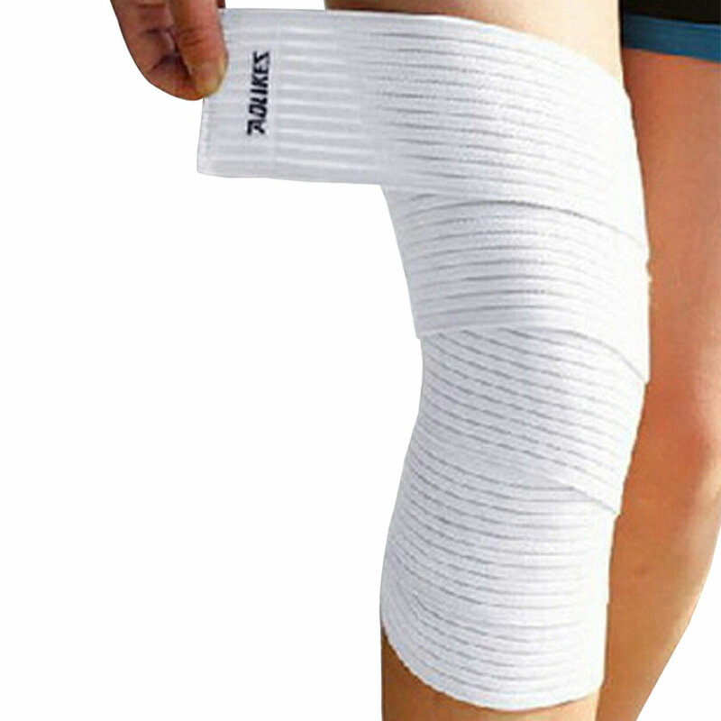 Esporte elástico bandagem fita esporte joelho suporte cinta knee pad kinesiology protetor para joelheira tornozelo perna envoltório de pulso 90*7.5cm