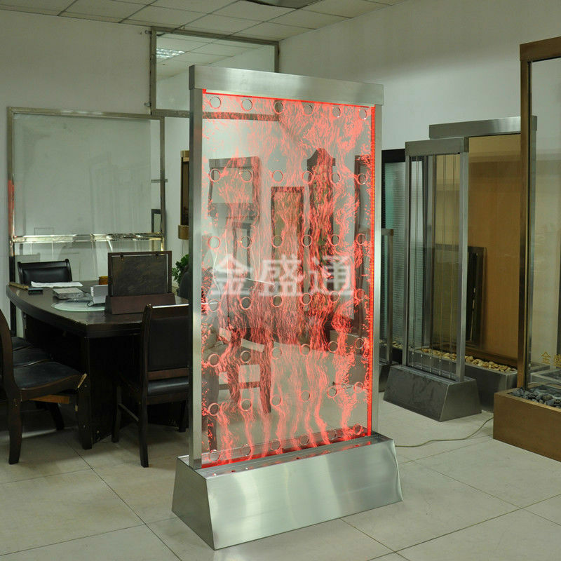 Panel divisor de pared con efecto KTV, pantalla de burbujas de agua, fuente de burbujas, luz led