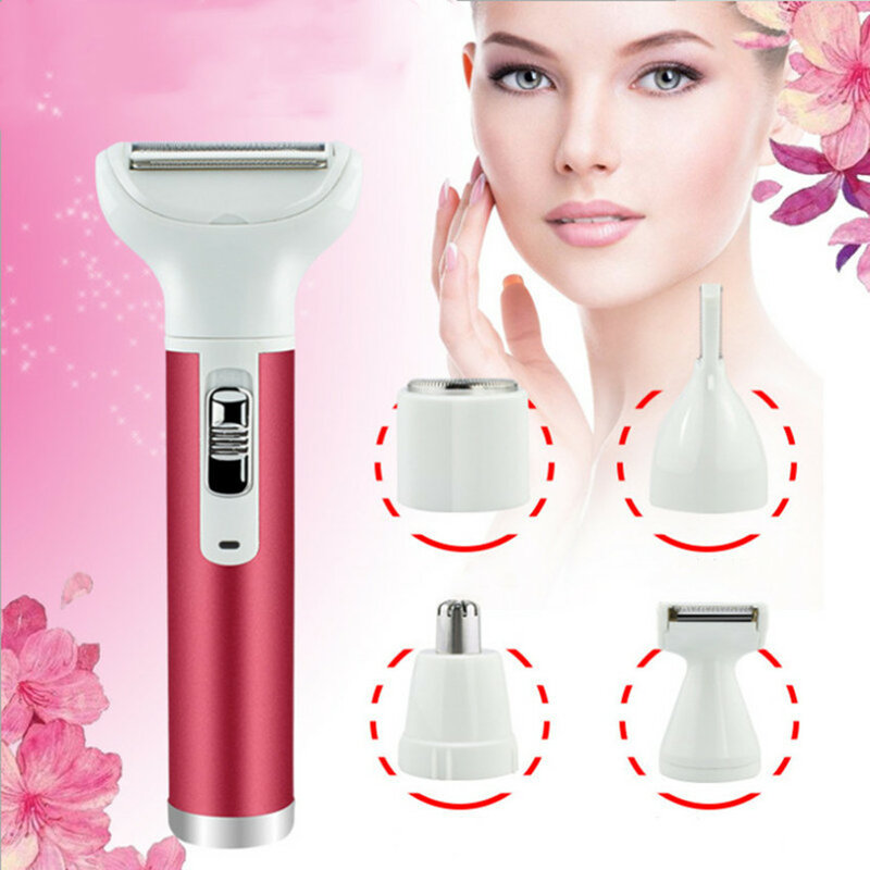 new five-in-one rechargeable Hot Waterproof women's electric hair shaver nose trimmer multi-function Underarm Body  female hair