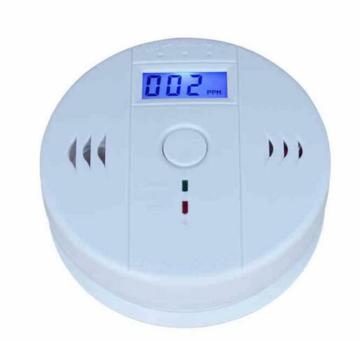 Sensores de monóxido de carbono y alarma LCD independiente, protección de seguridad, Sensor de alarma contra incendios, Detector de intoxicación de carbono CO