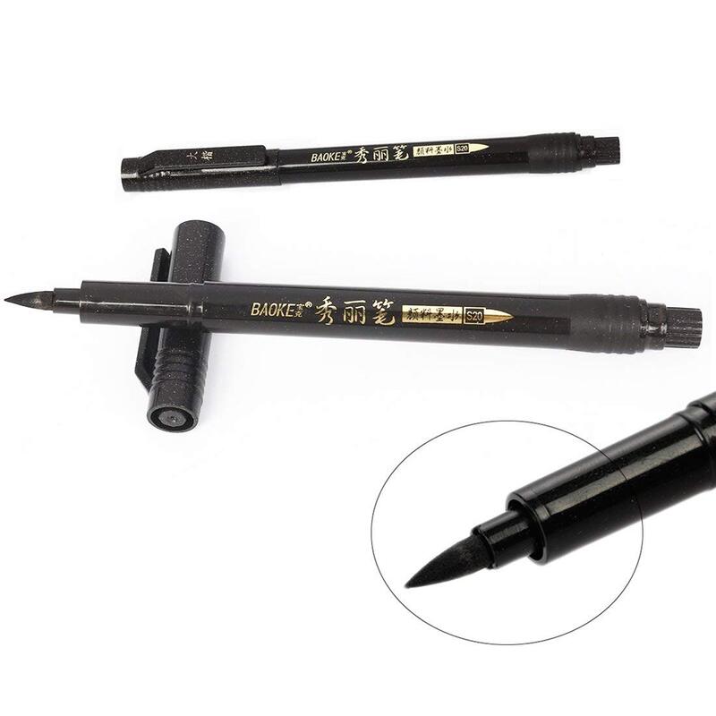 Черные чернила для каллиграфии, ручные ручки для рисования, кисти, ручки для рисования, маркеры для рисования, эскизная ручка