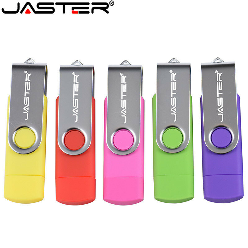 JASTER USB 2.0 هاتف ذكي أندرويد OTG محرك فلاش USB حملة القلم لنظام أندرويد/الكمبيوتر ذاكرة عصا 4GB 8GB 16GB 32GB 64GB 128GB