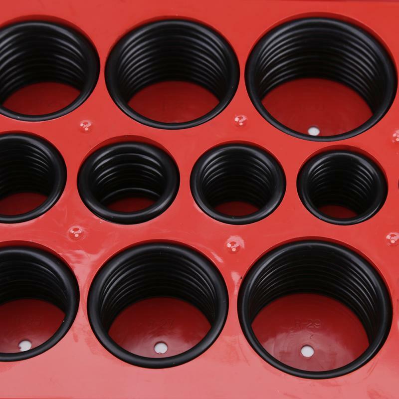 419pcs Rubber O Ring Kit Seal Gasket Universal Rubber O-ring Assortment Set R01-R32 Oring Kit 32 Sizes Rubber Feet Kit