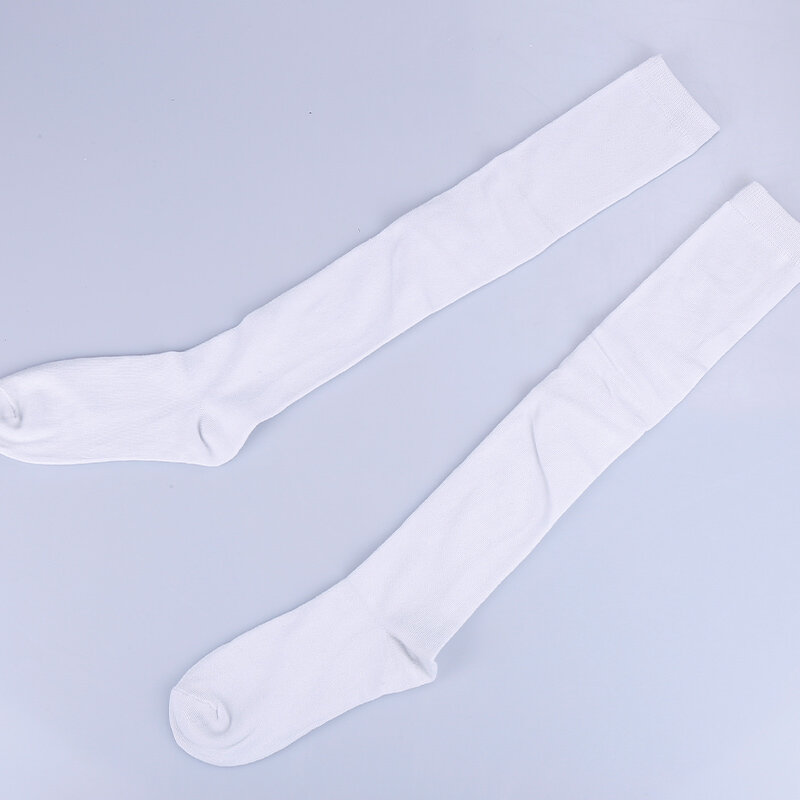 Calcetines hasta la rodilla de algodón para niñas, uniforme escolar, a rayas japonesas, novedad de 2021