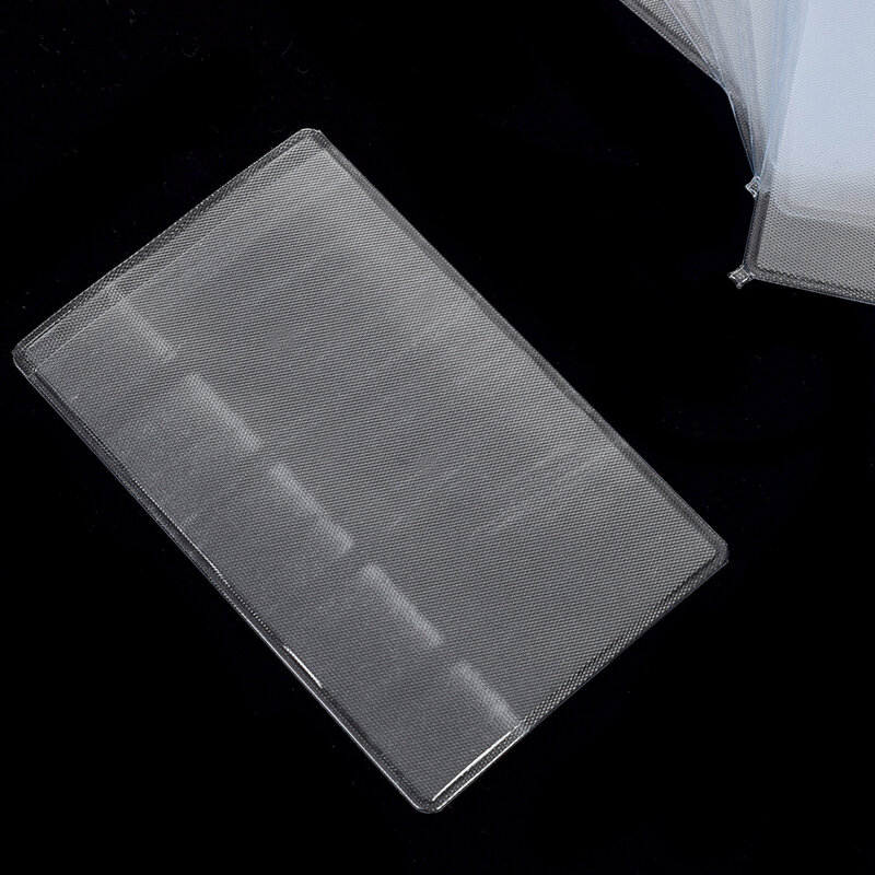 ISKYBOB 10 stücke Kreditkarte Protector Sichern Ärmeln ID Karte Halter PVC transparent visitenkarte für frauen und männer Großhandel