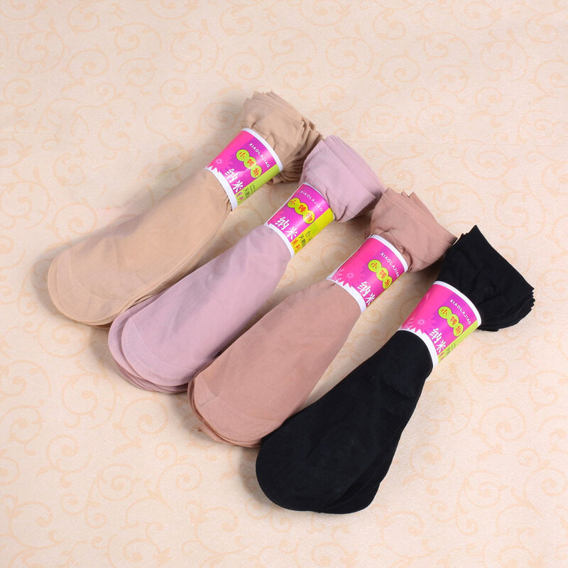 Новое поступление, прозрачные черные носки для мужчин и женщин, бархатные короткие шелковые носки, оптовая продажа с фабрики