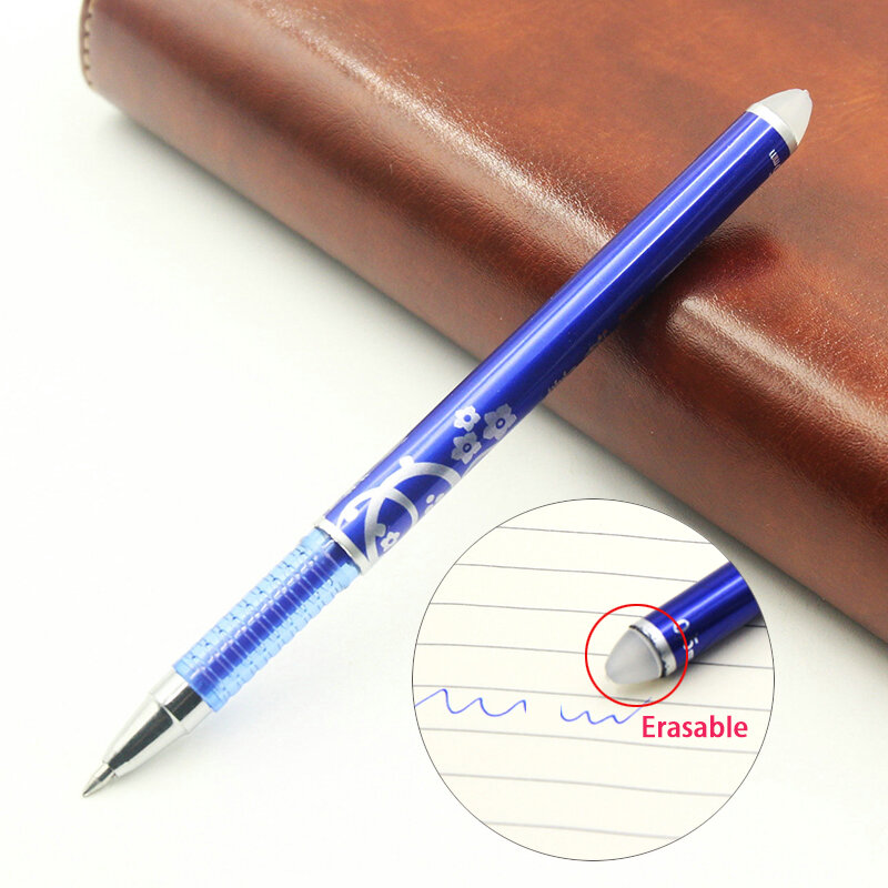 Bolígrafo de Gel borrable Unisex, material de papelería de oficina, 0,5, esencial para el aprendizaje, 1 ud.