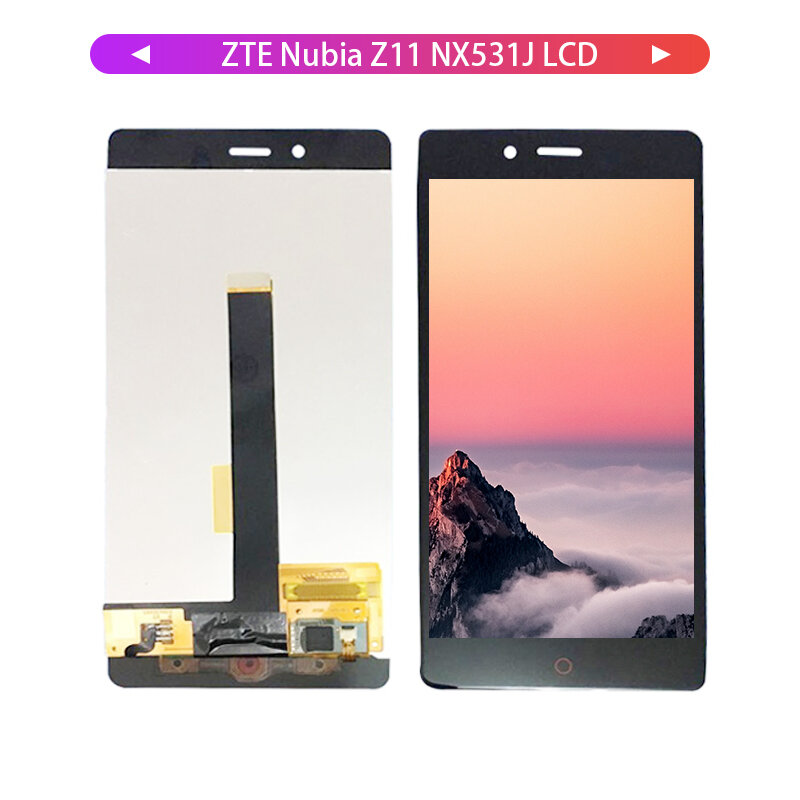 Per ZTE Nubia Z11 NX531J Display LCD digitalizzatore Touch Panel assemblaggio schermo + strumenti gratuiti