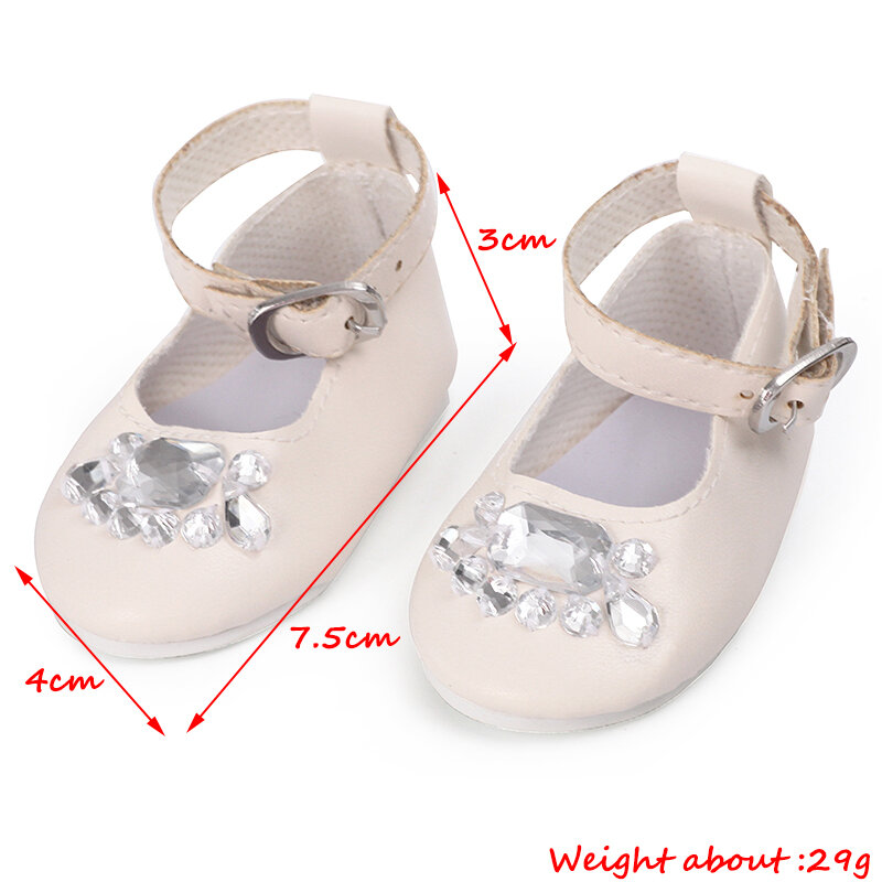 DollTalk 2019 nueva llegada de cristal muñeca Zapatos para 18 pulgadas BJD juguete Mini muñeca zapatos de muñeca Sharon botas accesorios de la muñeca