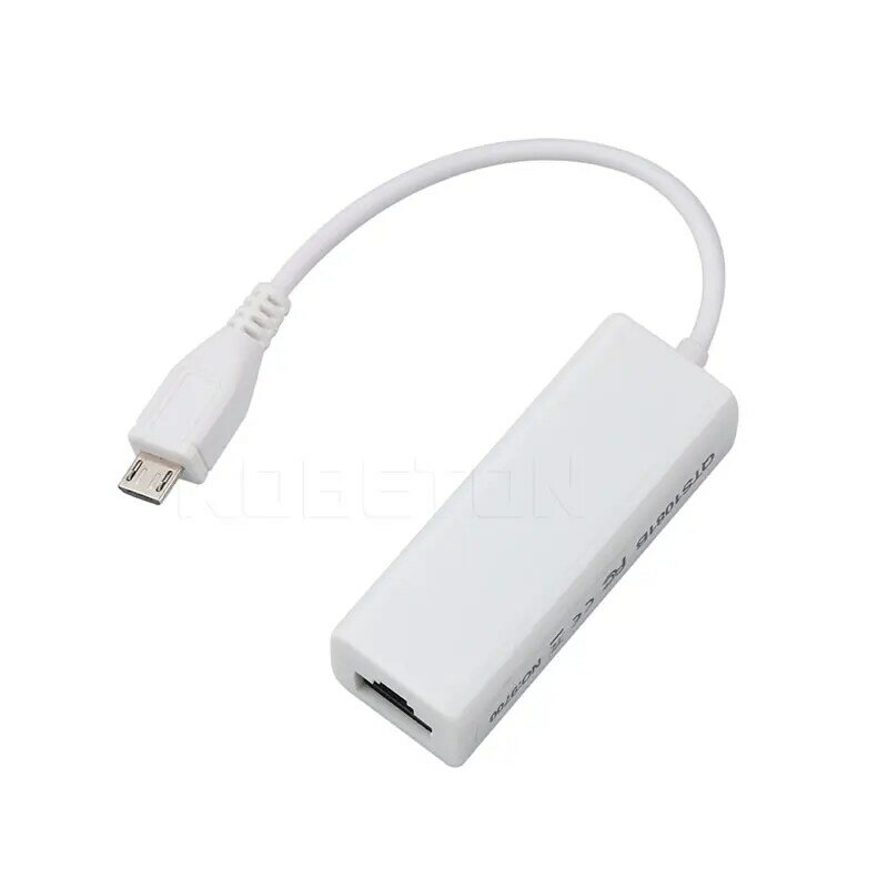 Kebidu Micro USB untuk RJ45 Ethernet Jaringan LAN Card Adaptor 100Mbps untuk Tablet PC Laptop untuk Android Grosir