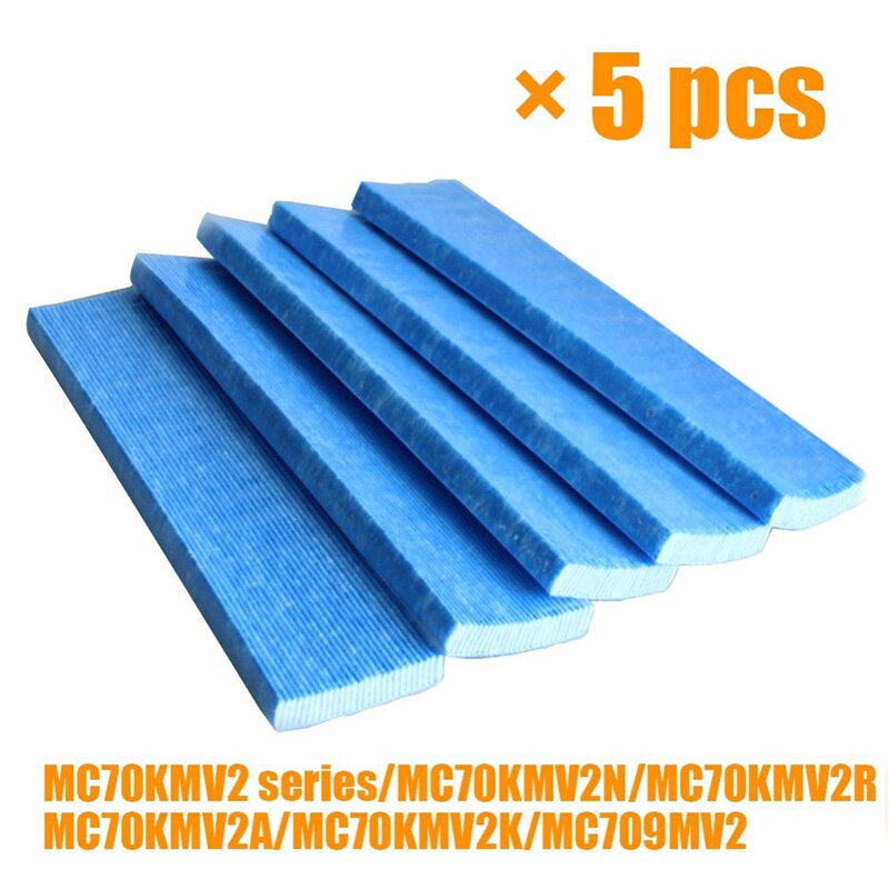 Filtro purificador de ar, 5 peças para daikin k017a4 câ017a4e mc70kmv2 filtros de substituição acessórios