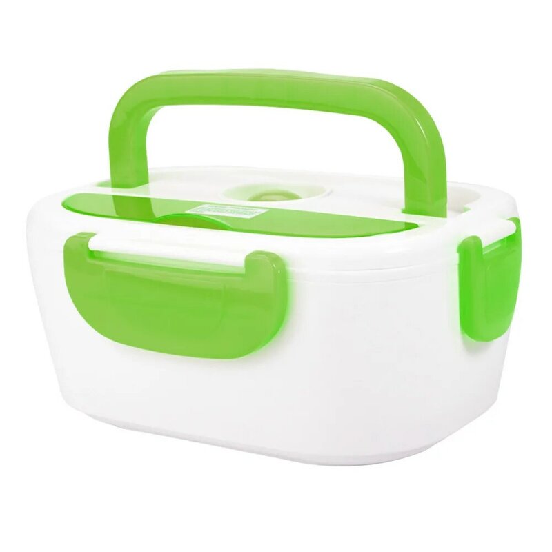Nosii-صندوق غداء كهربائي مع تدفئة ، حاوية طعام محمولة للمنزل والمكتب مع قابس أمريكي ، 110 فولت ، مجموعات أدوات مائدة خضراء ، لوازم المطبخ