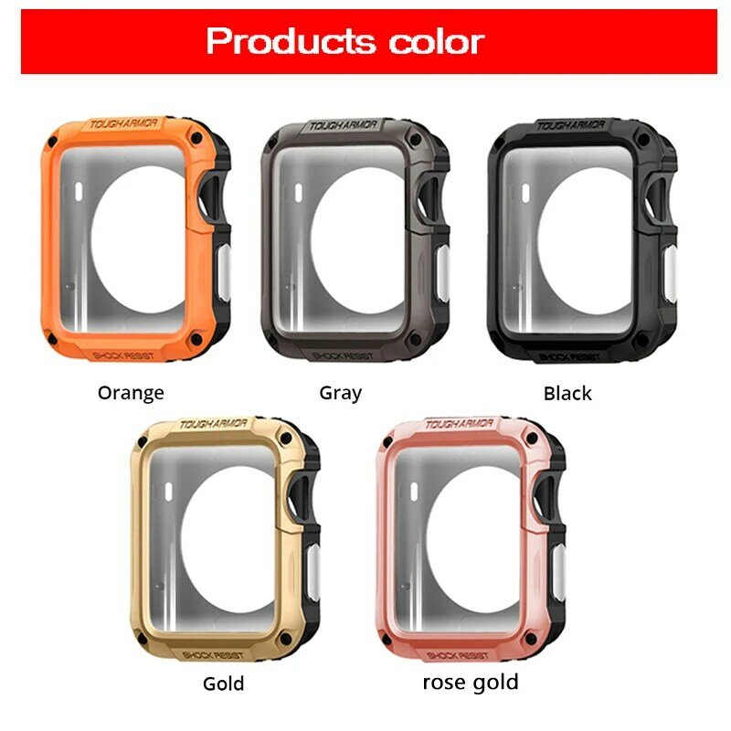 SGP Protector case cover for Apple Watch 4 5 44/40mm Anti-fall case for iwatch series 3/2/1 42/38mm men&women watche accessories