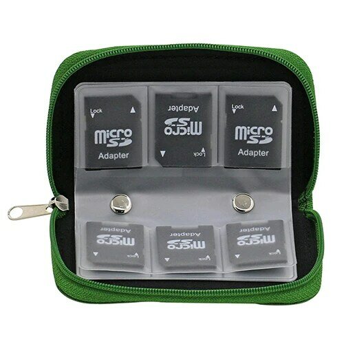 SD SDHC MMC CF Micro SD tarjeta de memoria almacenamiento bolsa de transporte funda soporte billetera 922G