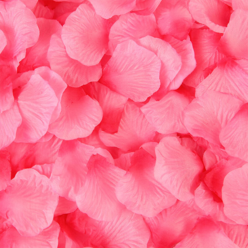 MOLANS 500pcs 5*5cm Silk Imitation Rose Petals for Wedding Decoration Muti-color Fabric Flower for Proposal Arrangement Ornament