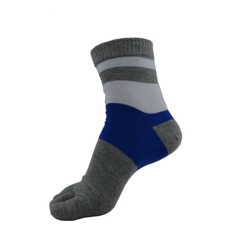 3pairs/lot New Men' s Casual Comfort Ventilation Cotton Breathable Five Finger Socks Toe Socks soft Socks masculinas meias