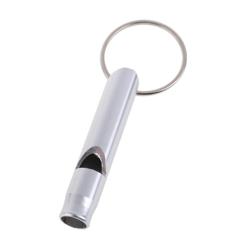 1Pcs Multifunctionele Aluminium Emergency Survival Whistle Sleutelhanger Voor Camping Wandelen Outdoor Sport Gereedschap Training Fluitje