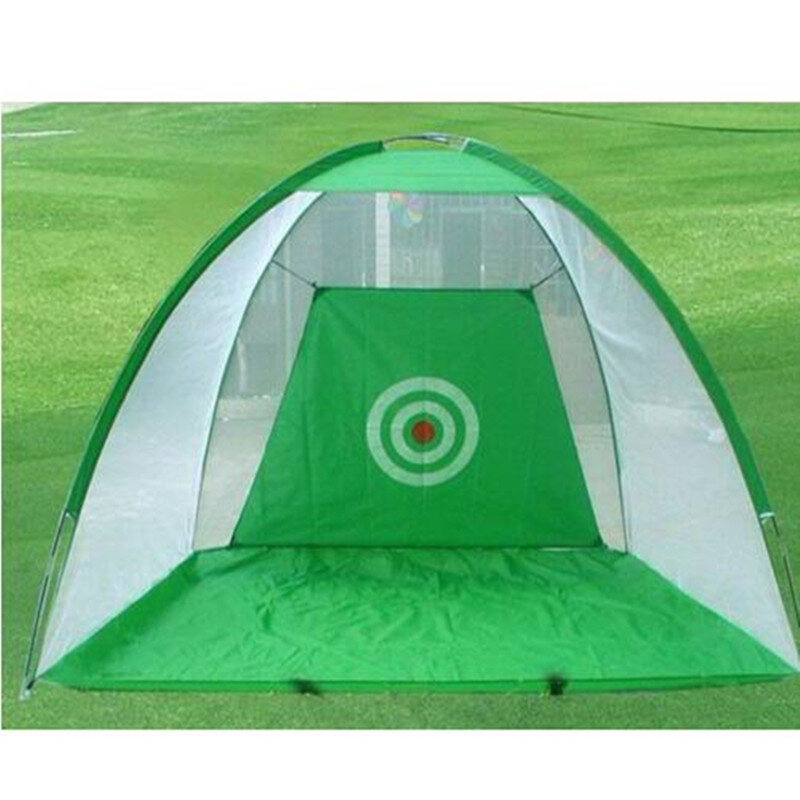 Kryty odkryty 2 m * 1.4 m * 1 m Golf huśtawka siatka treningowa Golf szkolenia uderzenie klatka ogród użytki zielone praktyka namiot pomoce szkoleniowe