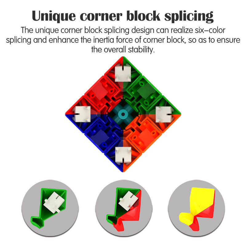 NEW  Cube 3x3x3 Magic Cube Professional Speed Cubes 3x3 Puzzles 3 by 3 Speedcube Toys For children