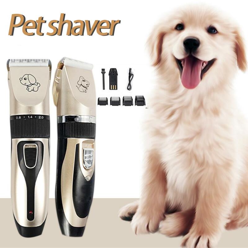 2019 Rechargeable Low-noise Pet Hair Clipper Remover Cutter Grooming Cat Dog Hair Trimmer Electrical Pets Hair Cut Machine