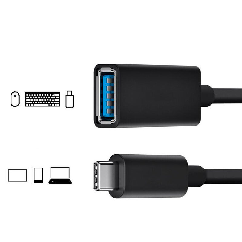 محول شاحن Type-C 3.1 إلى USB OTG, لأجهزة Macbook XiaoMi mi5s mi6 MAX NEXUS 5X 6P LG G5 G6 Huawei P9 P10 Plus Oneplus 5 3T 3 2