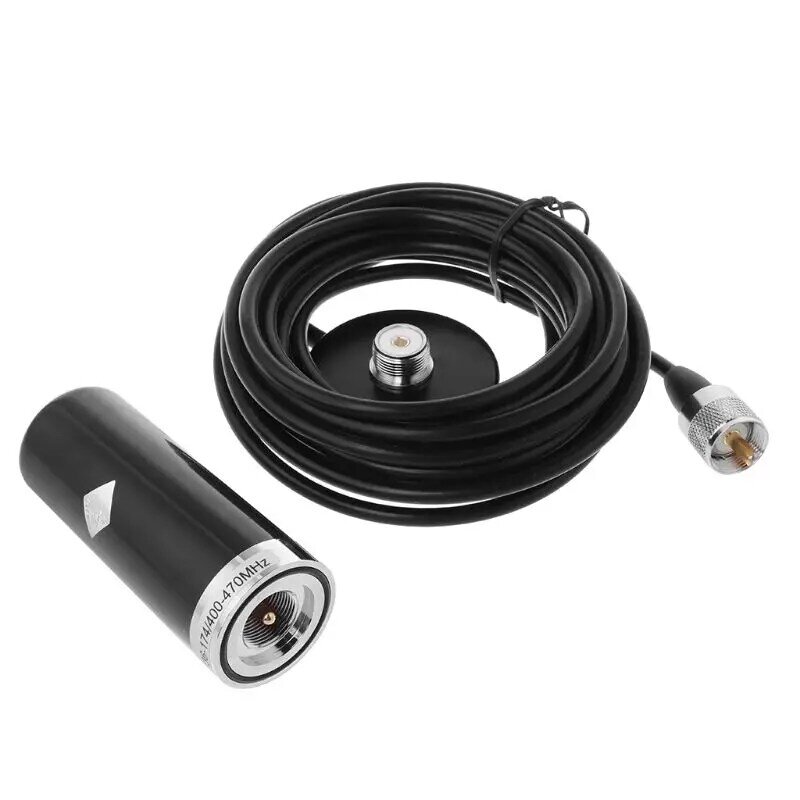 HH-N2RS Dual Band Antenna PL-259 UHF/VHF Set with Magnetic Mount Base 5M Cable for Car Vehicle Mobile Radio Accessories