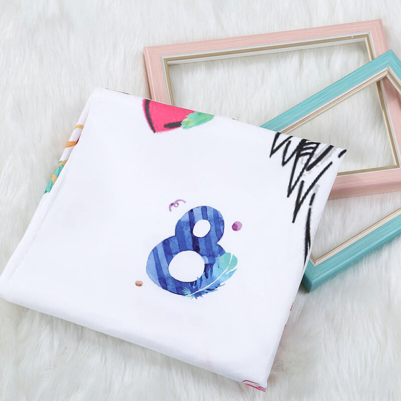 Neugeborenen Baby Nette Decken Mode Decke Fotografie Requisiten Digitale Gedruckt Swaddle Wrap Bade Handtücher Weiche Decke