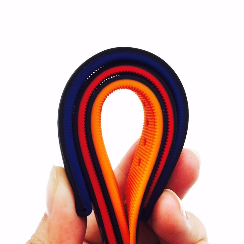 Pulseira colorida de silicone macio, pulseira esportiva de borracha à prova d'água para adivinhação, acessórios wacth de 20mm, 22mm, 24mm