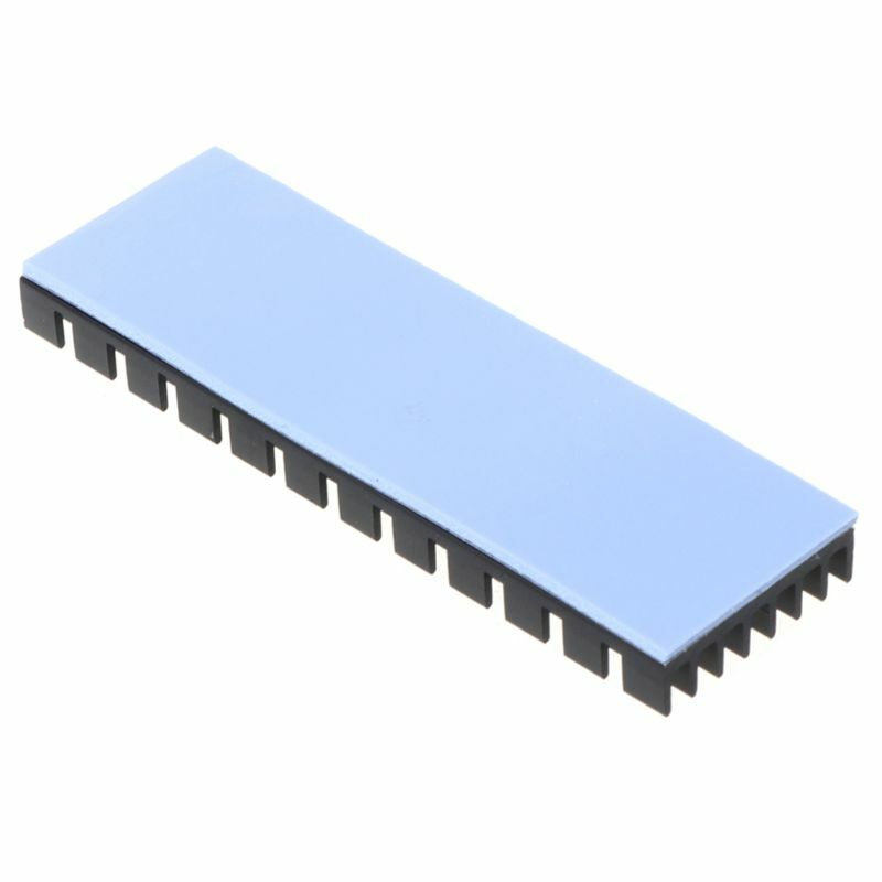Disipador de calor radiador de disipación de calor m2 NGFF enfriamiento disipador de calor almohadillas térmicas para m2 NGFF 2280 PCI-E NVME SSD