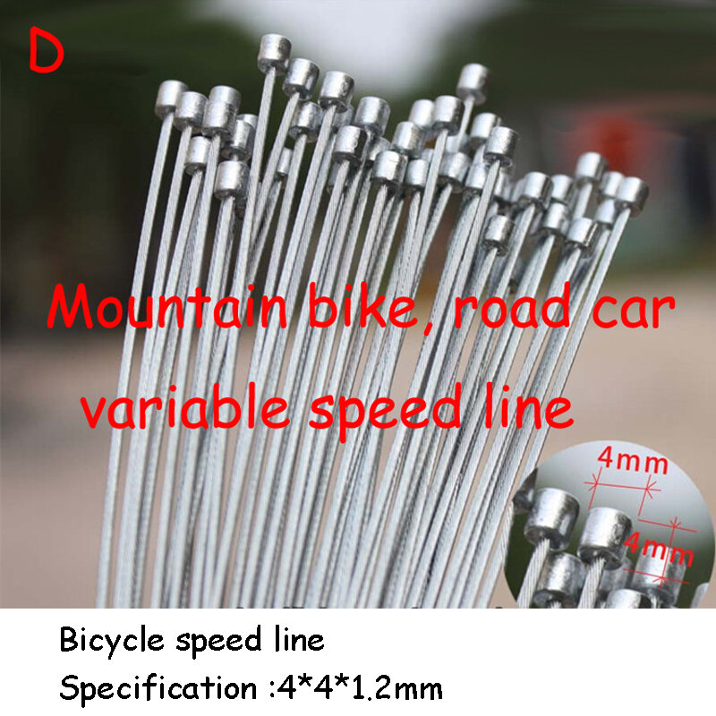 Línea de freno de engranaje fijo para bicicleta de carretera, Cable de freno de engranaje, núcleo de alambre interno, línea de velocidad de acero SCX005