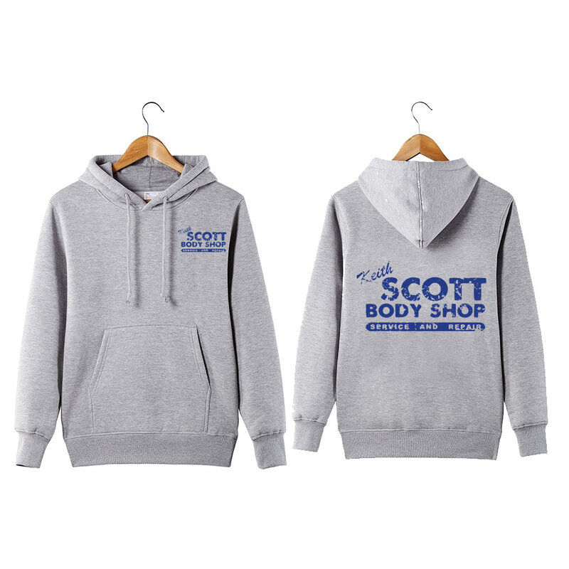 Vintage Stijl Keith Scott Body Shop Pullover One Tree Hill Automonteur Keith Scott Body Shop Hoodie Sweatershirt
