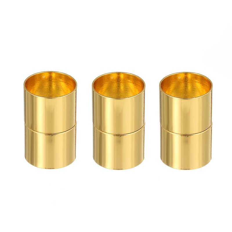 Fechos magnéticos fortes dourados, fechos para pulseiras, fechos de couro de 10 para joias f773