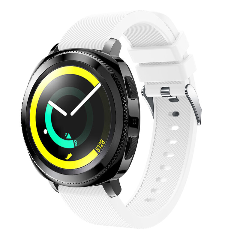 Correa de silicona para reloj Samsung Gear, repuesto de pulsera deportiva de 20mm para Amazfit BIP Youth / GTS 3/ GTR, 42mm