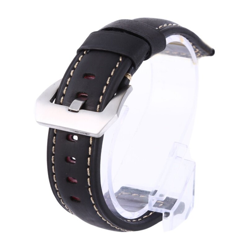 Bracelets de montre en cuir hommes femmes bracelet de montre pour ceinture boucle en acier inoxydable 20 22 24 26mm